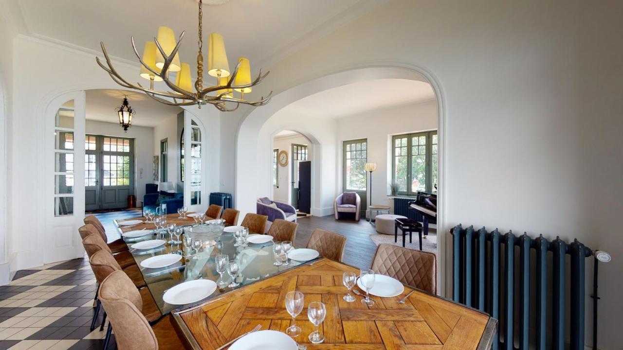 Les roches Grises, Luxueuse villa face mer, 4étoiles, SPA et jardin panoramique, société La Clef Decamp Granville Esterno foto