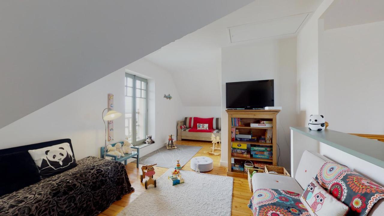 Les roches Grises, Luxueuse villa face mer, 4étoiles, SPA et jardin panoramique, société La Clef Decamp Granville Esterno foto