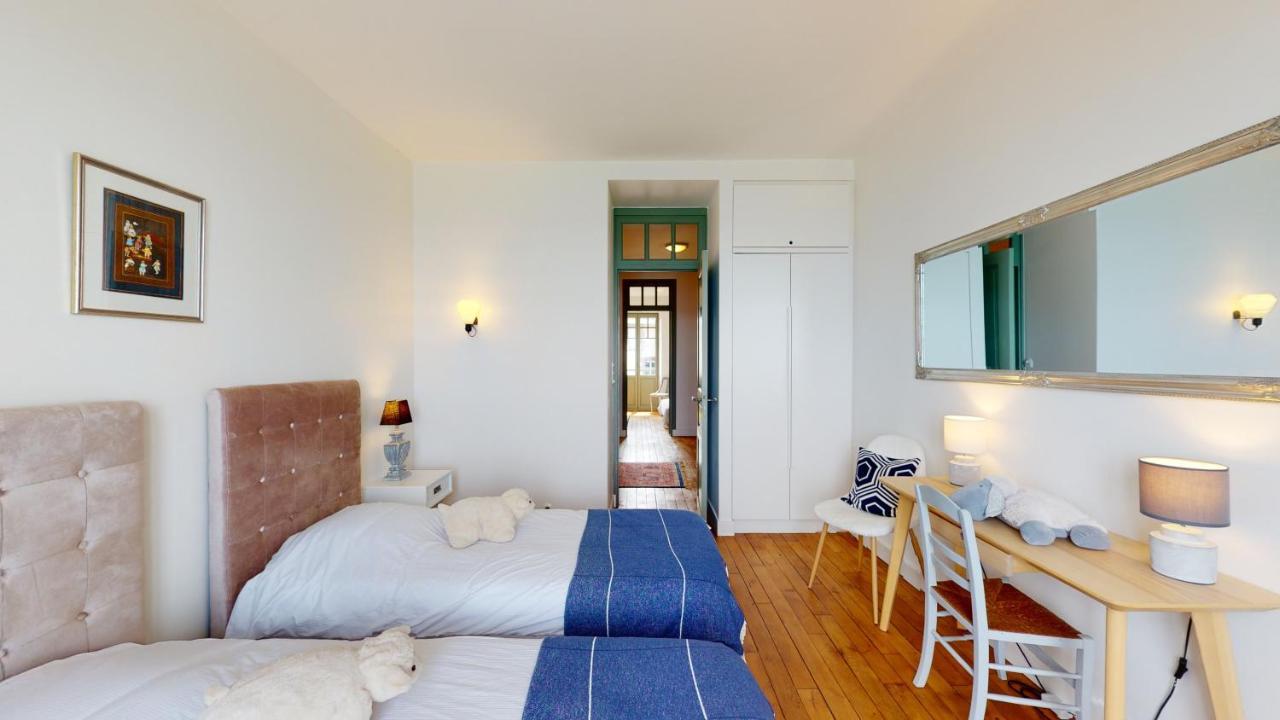 Les roches Grises, Luxueuse villa face mer, 4étoiles, SPA et jardin panoramique, société La Clef Decamp Granville Esterno foto