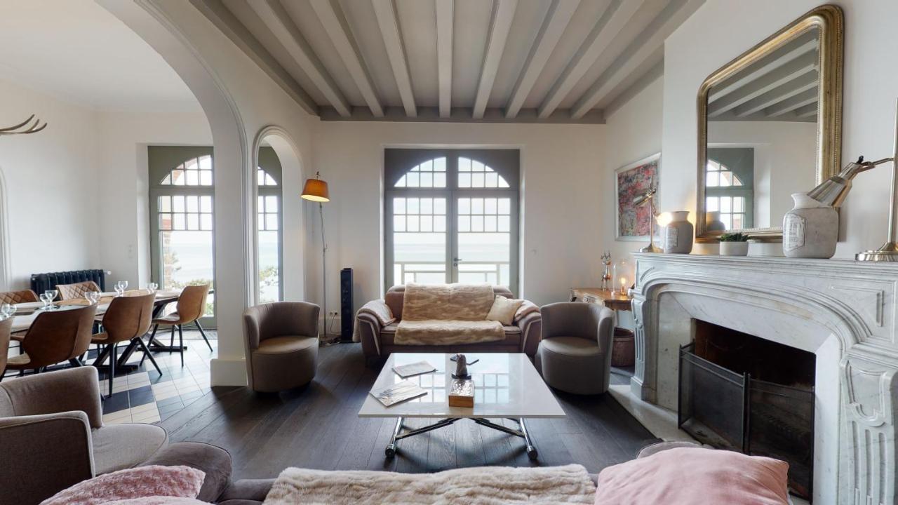 Les roches Grises, Luxueuse villa face mer, 4étoiles, SPA et jardin panoramique, société La Clef Decamp Granville Esterno foto