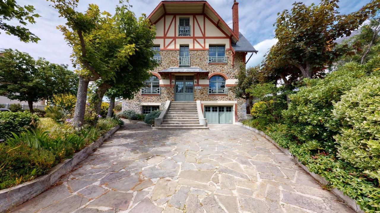 Les roches Grises, Luxueuse villa face mer, 4étoiles, SPA et jardin panoramique, société La Clef Decamp Granville Esterno foto