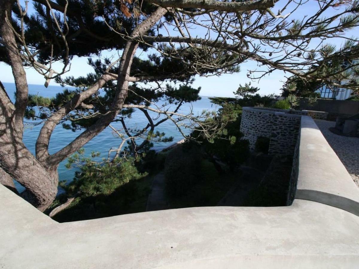 Les roches Grises, Luxueuse villa face mer, 4étoiles, SPA et jardin panoramique, société La Clef Decamp Granville Esterno foto